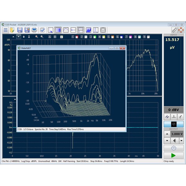Main product image for Audiomatica CLIO Pocket Ver 3 Personal Acoustic Mea 390-900
